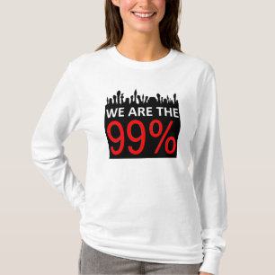 私達は99% - Occupy wall streetです Tシャツ