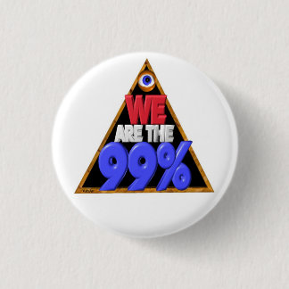 私達は99% Occupy wall streetの抗議です 缶バッジ
