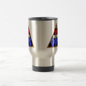 私達は99% Occupy wall streetの抗議のタンブラーです トラベルマグ (中央)