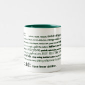 私達は…できました ツートーンマグカップ (中央)