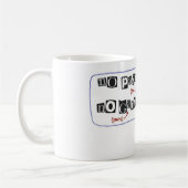 私達は"でイギリス"のマグ支持します コーヒーマグカップ (左)