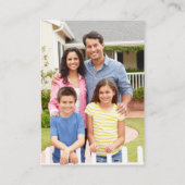 私達は-カスタムな写真および新しい住所動きました エンクロージャーカード (裏面)