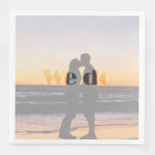 私達は-夏の結婚式のナプキン (正面)