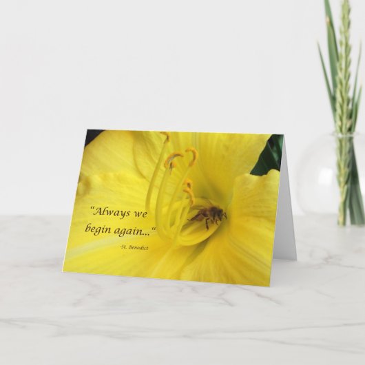 私達は…常に再度始めます カード (正面)