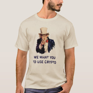 私達は-暗号米国市民暗号を使用してほしいです Tシャツ