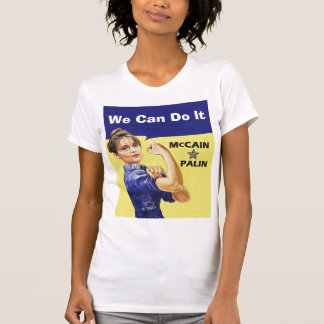 私達は- McCain * Palinそれをしてもいいです Tシャツ