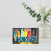 私達はaの日曜日及び月曜日のオーシャンブルーでサーフします 名刺 (スタンド正面)