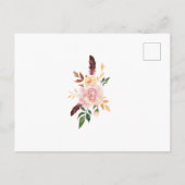 私達はBohoの花箱の移動発表を動かしました 案内ポストカード (裏面)