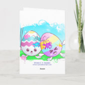 私達はCrackinです! 挨拶状 シーズンカード (裏面)