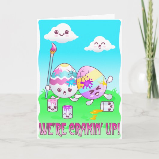 私達はCrackinです! 挨拶状 シーズンカード (正面)