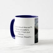 私達はinheret地球… マグカップ (正面左)