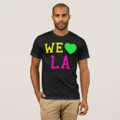 私達はLAを愛します Tシャツ (正面フル)