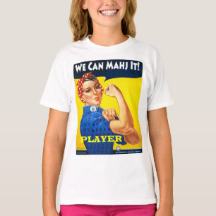 私達はMahjそれできます! ワイシャツ Tシャツ