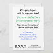 私達はMOOO牛引っ越し祝いパーティーのパーティーを動かしました 招待状 (裏面)