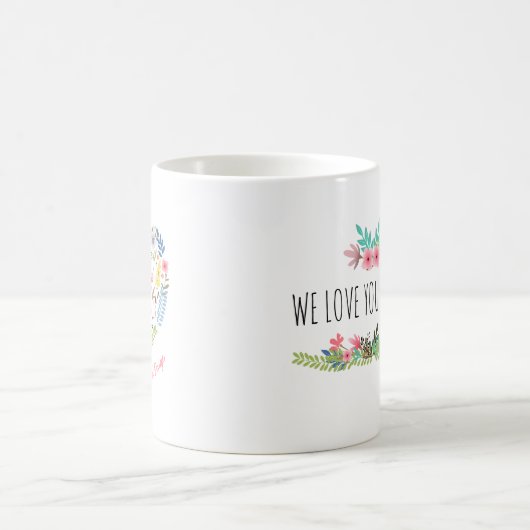 私達はNonnaのマグ愛します コーヒーマグカップ (中央)