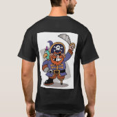 私達はpirateswho しません何も です tシャツ (裏面)