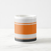 私達はRailfansのオレンジおよび灰色のマグです コーヒーマグカップ (中央)