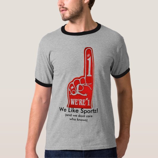 私達はSportzを好みます! Tシャツ (正面)