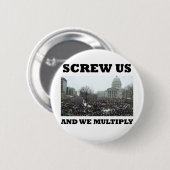 私達をねじで締めれば私達は増加します 缶バッジ (正面&裏面)