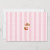 私達をケーキのパーティの招待状を食べることを許可して下さい 招待状 (正面)