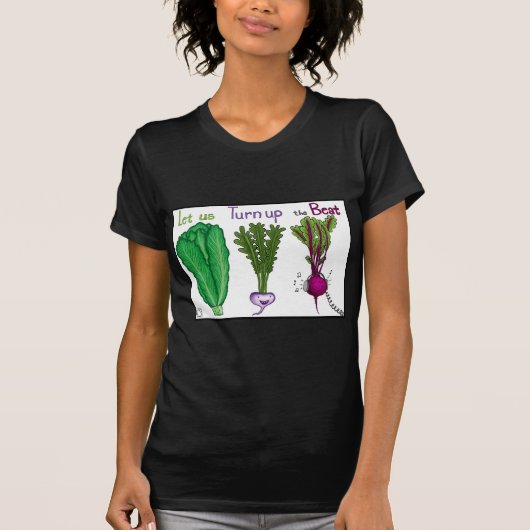 私達をビートの上で回ることを許可して下さい Tシャツ (正面)