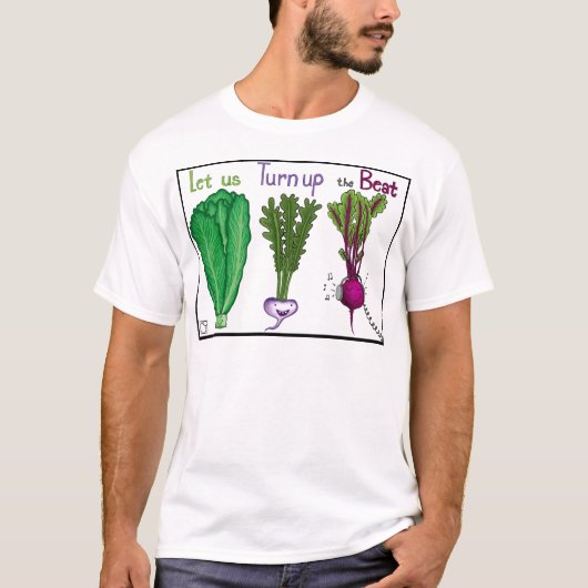 私達をビートの上で回ることを許可して下さい Tシャツ (正面)