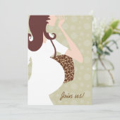 私達をベビーシャワーの招待結合して下さい 招待状 (スタンド正面)