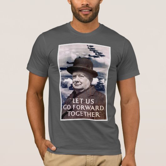 私達を一緒に前に進むことを許可して下さい Tシャツ (正面)