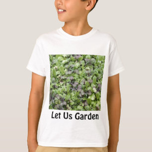 私達を庭いじりをすることを許可して下さい Tシャツ