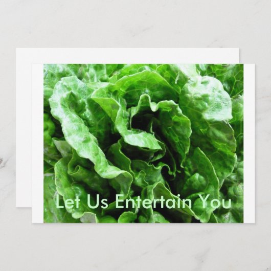 私達を心に抱くことを許可して下さい 招待状 (正面/裏面)