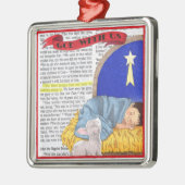 私達を持つ神クリスマスのオーナメント メタルオーナメント (左)