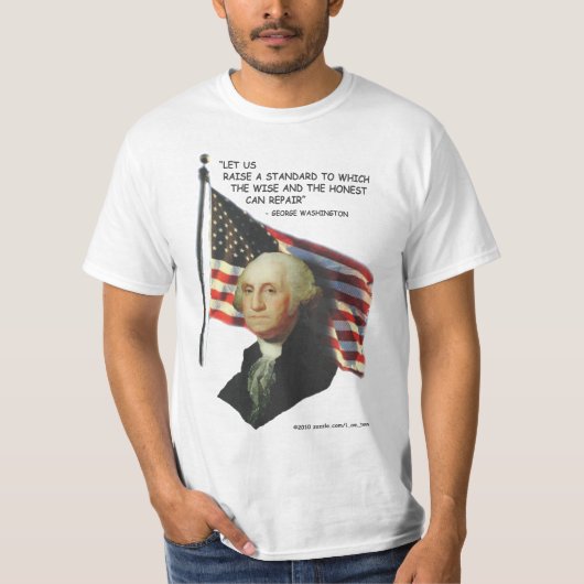 私達を標準を上げることを許可して下さい Tシャツ (正面)