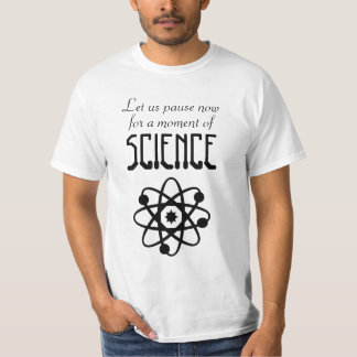 私達を科学のワイシャツのちょっとの間休止することを許可して下さい Tシャツ
