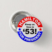 私達を2053年に自由保って下さい 缶バッジ (正面&裏面)