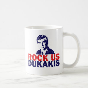 私達をDukakis揺すって下さい コーヒーマグカップ