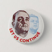 私達をjugate -ボタン--を続けることを許可して下さい 缶バッジ (正面)