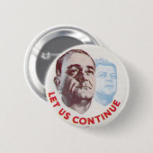 私達をjugate -ボタン--を続けることを許可して下さい 缶バッジ (正面&裏面)