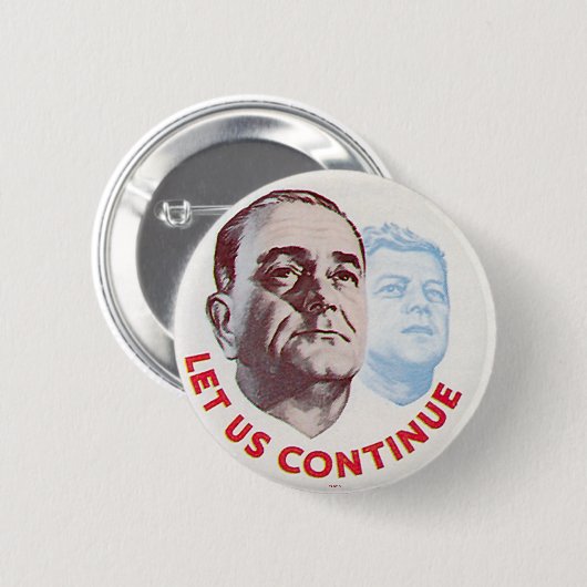 私達をjugate -ボタン--を続けることを許可して下さい 缶バッジ (正面&裏面)