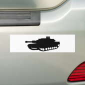 私達タンク バンパーステッカー (車上)