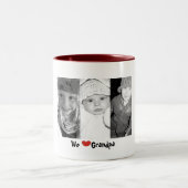私達ハートの祖父 ツートーンマグカップ (中央)