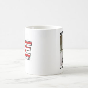私達ロゴ、私達が襲ってもいいyes コーヒーマグカップ