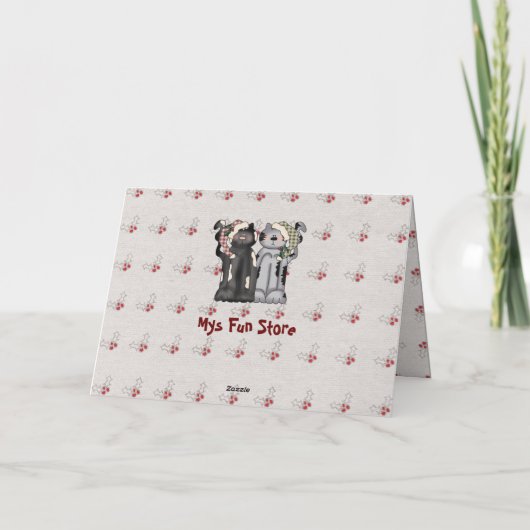 私達二人から…クリスマスの挨拶状 シーズンカード (裏面)