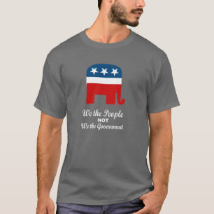 私達人々ない私達政府 Tシャツ