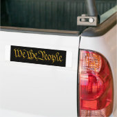 私達人々のバンパーステッカー バンパーステッカー (トラック上)