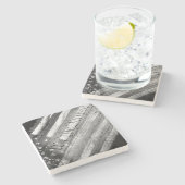 私達人々の産業旗の石のコースター ストーンコースター (横)