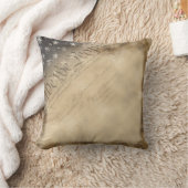 私達人々の米国旗のヴィンテージのスタイルの枕 クッション (ブランケット)