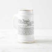 私達人々ビールステイン ビールジョッキ (正面左)