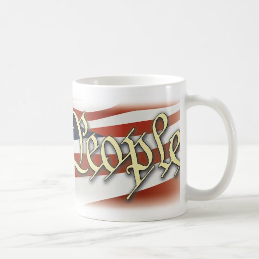 私達人々 コーヒーマグカップ (右)