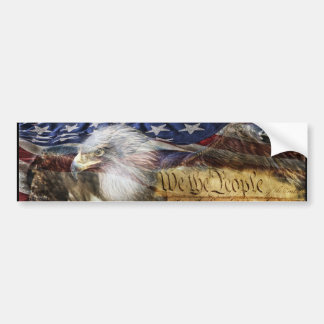 私達人々 バンパーステッカー