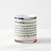 "私達人々…" 歓迎された新しい市民 コーヒーマグカップ (中央)